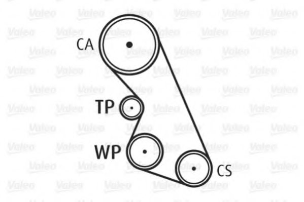 VALEO 614508 Water Pump & Timing Belt Kit